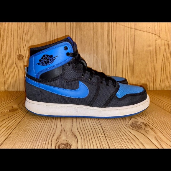 NIKE AIR JORDAN 1 RETRO I KO HIGH OG AJKO BLACK SPORT BLUE ROYAL 638471-007 8.5 - Picture 3 of 8